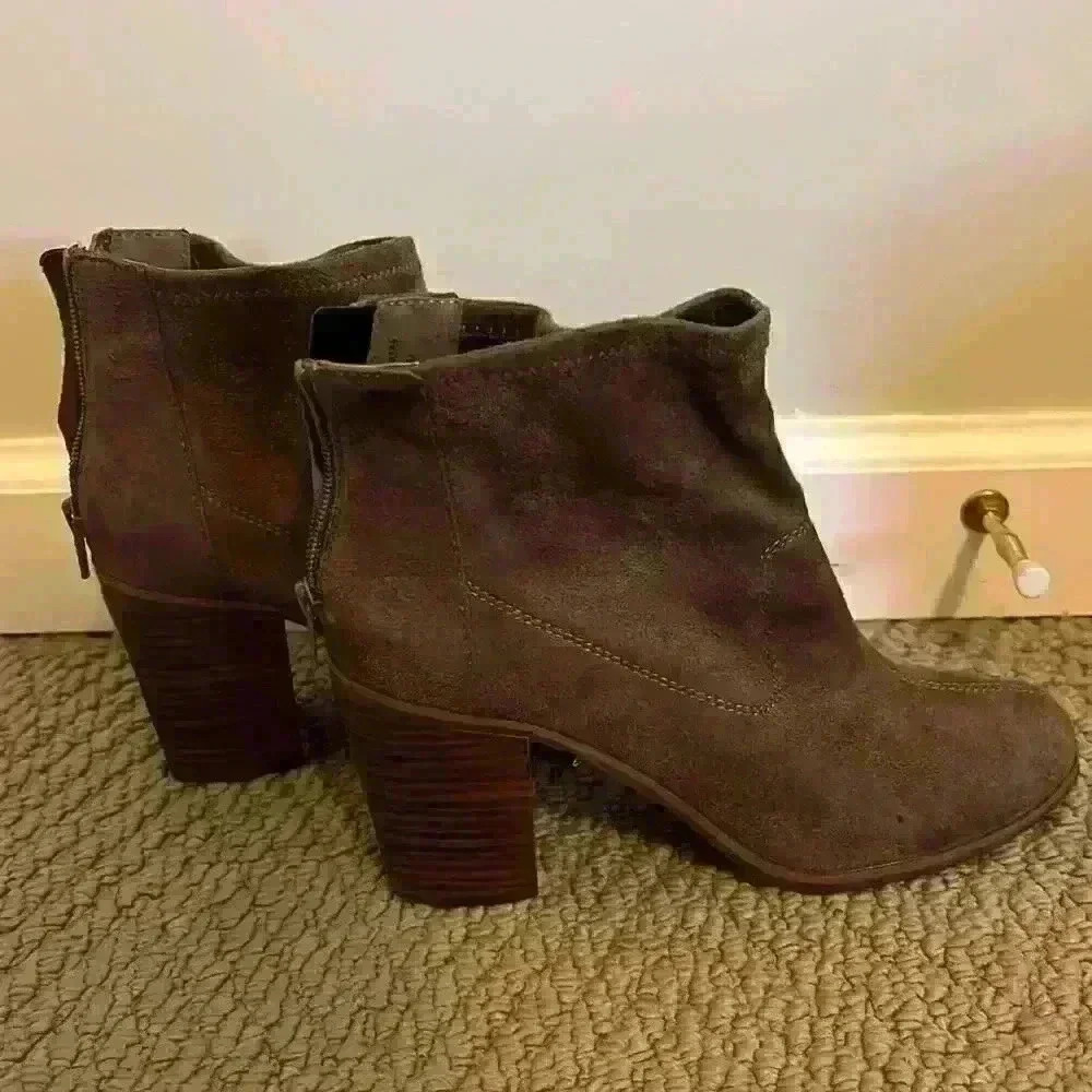 Brown booties